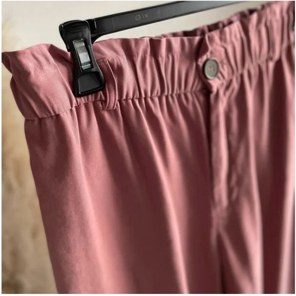 Zara Blush Pink Paper bag Pants - Picture 5 of 9